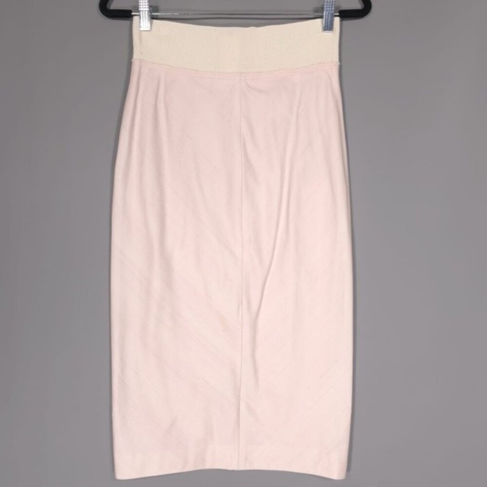 GIAMBATTISTA VALLI PARIS Women's Skirt SILK ITALY🇮🇹MADE Straight Pink 42/S‎